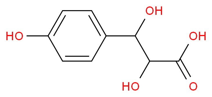 2,3-Dihydroxy-3-(4-hydroxyphenyl)
propanoic acid _Molecular_structure_CAS_100201-57-8)