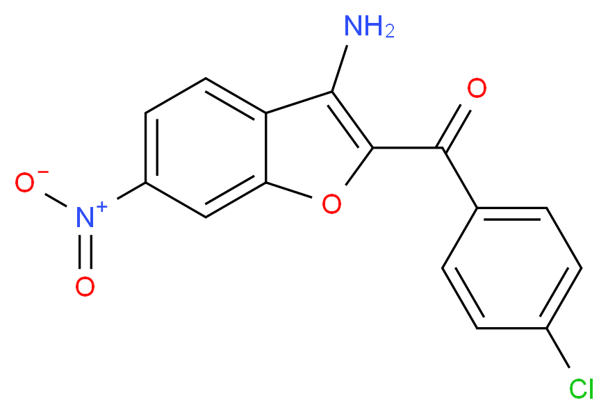 3-Amino-2-(4-chlorobenzoyl)-6-nitrobenzofuran_Molecular_structure_CAS_351003-28-6)