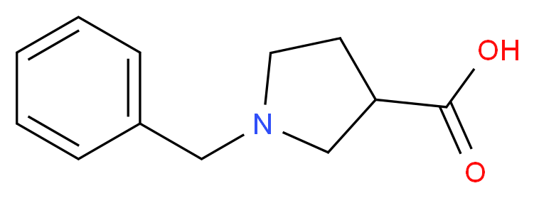 1-Benzyl-pyrrolidine-3-carboxylic acid_Molecular_structure_CAS_5731-18-0)