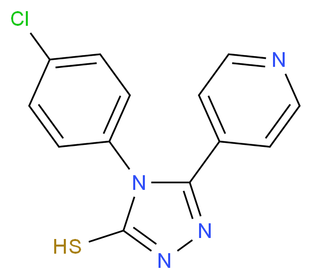 4-(4-Chloro-phenyl)-5-pyridin-4-yl-4H-[1,2,4]triazole-3-thiol_Molecular_structure_CAS_74270-76-1)