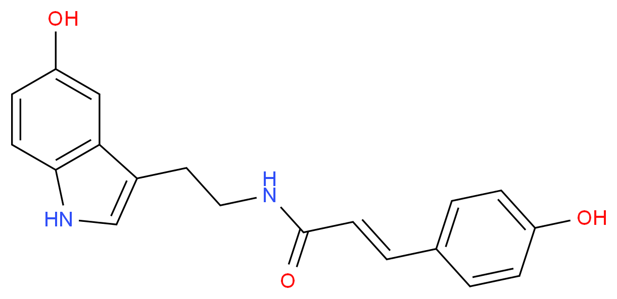 N-(p-Coumaroyl) Serotonin_Molecular_structure_CAS_68573-24-0)