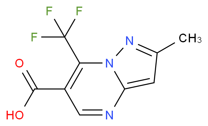 2-methyl-7-(trifluoromethyl)pyrazolo[1,5-a]pyrimidine-6-carboxylic acid_Molecular_structure_CAS_691868-52-7)