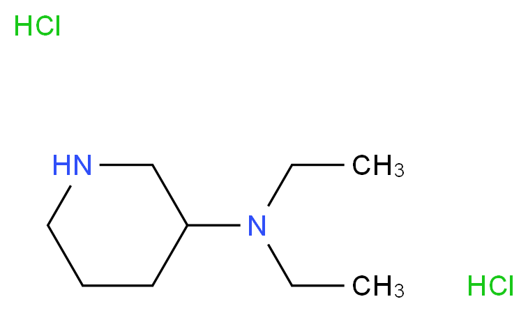 N,N-Diethyl-3-piperidinamine dihydrochloride_Molecular_structure_CAS_)