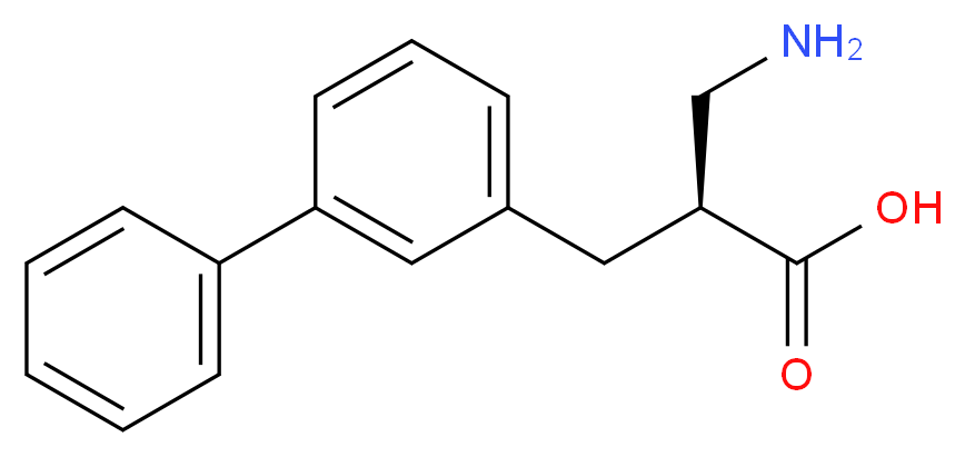 (S)-2-AMINOMETHYL-3-BIPHENYL-3-YL-PROPIONIC ACID_Molecular_structure_CAS_)