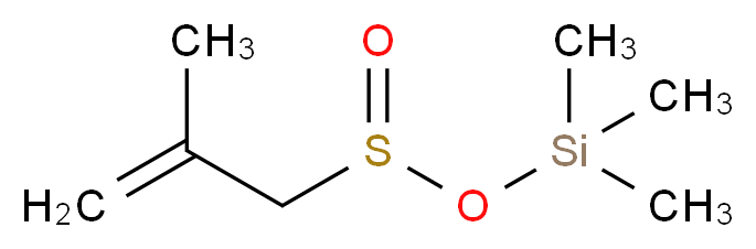 Trimethylsilyl methallylsulfinate_Molecular_structure_CAS_723336-86-5)