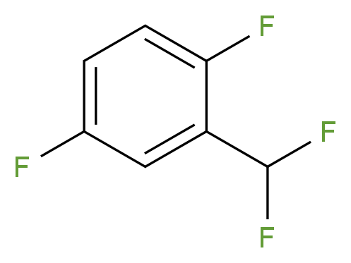 2-(Difluoromethyl)-1,4-difluorobenzene_Molecular_structure_CAS_195886-79-4)
