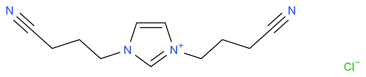 1,3-Bis(3-cyanopropyl)imidazolium chloride_Molecular_structure_CAS_813458-73-0)