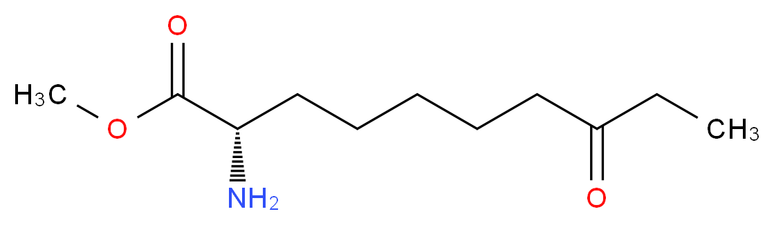 (S)-2-Amino-8-oxodecanoic Acid Methyl Ester_Molecular_structure_CAS_635680-16-9)