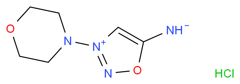 3-Morpholinosydnonimine hydrochloride_Molecular_structure_CAS_16142-27-1)