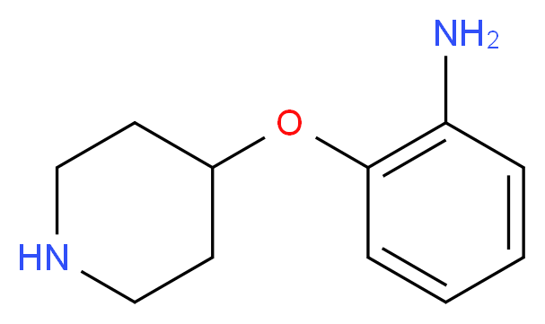 2-(piperidin-4-yloxy)aniline_Molecular_structure_CAS_)