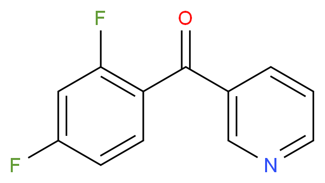 3-[(2,4-difluorophenyl)carbonyl]pyridine_Molecular_structure_CAS_)