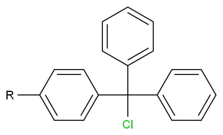 Trityl chloride, polymer-bound_Molecular_structure_CAS_)