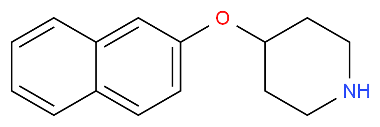2-Naphthyl 4-piperidinyl ether_Molecular_structure_CAS_)