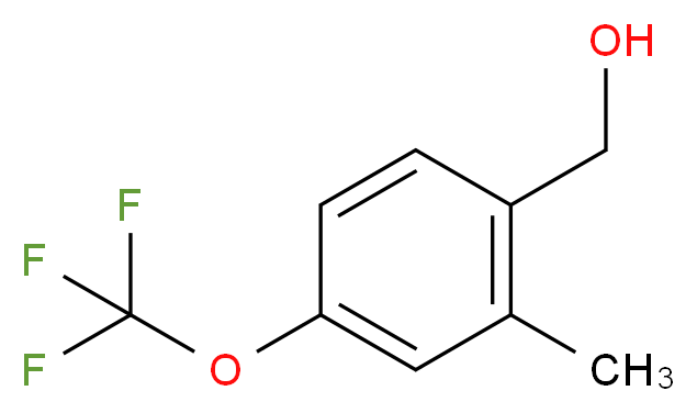 2-Methyl-4-(trifluoromethoxy)benzyl alcohol_Molecular_structure_CAS_261951-94-4)