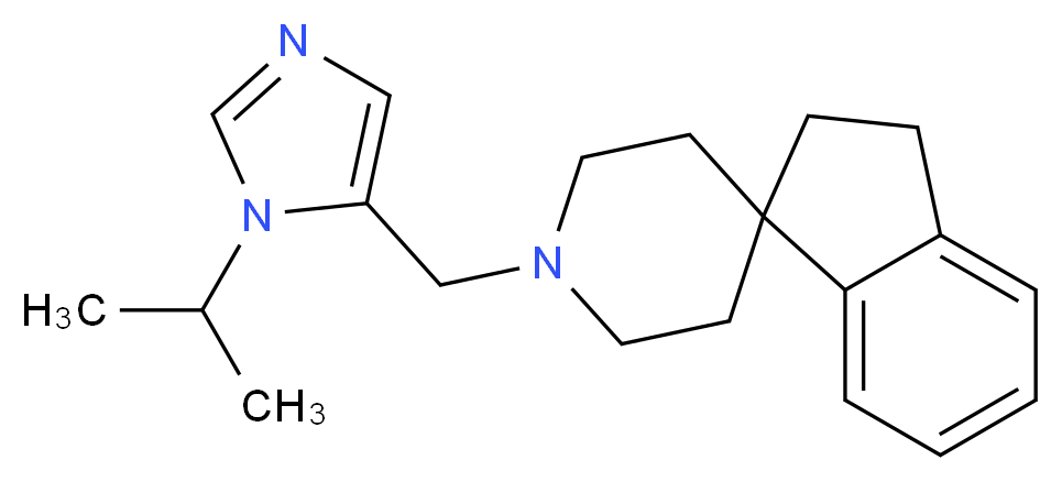1'-[(1-isopropyl-1H-imidazol-5-yl)methyl]-2,3-dihydrospiro[indene-1,4'-piperidine]_Molecular_structure_CAS_)