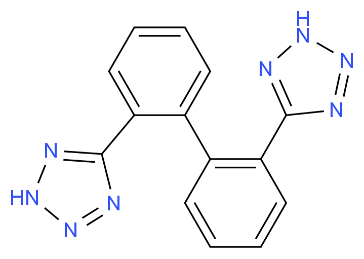 2,2'-Bistetrazole-1,1'-bisphenyl (Losartan Impurity )_Molecular_structure_CAS_1159977-11-3)