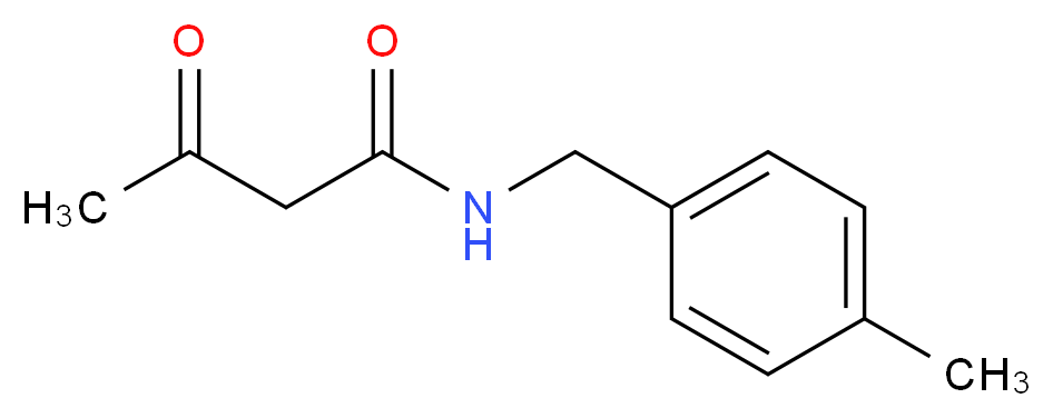 N-[(4-methylphenyl)methyl]-3-oxobutanamide_Molecular_structure_CAS_710307-99-6)