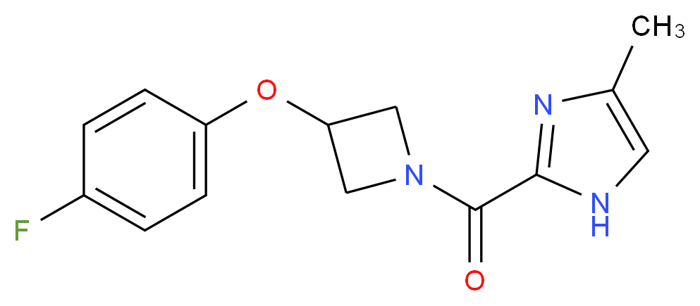 2-{[3-(4-fluorophenoxy)azetidin-1-yl]carbonyl}-4-methyl-1H-imidazole_Molecular_structure_CAS_)