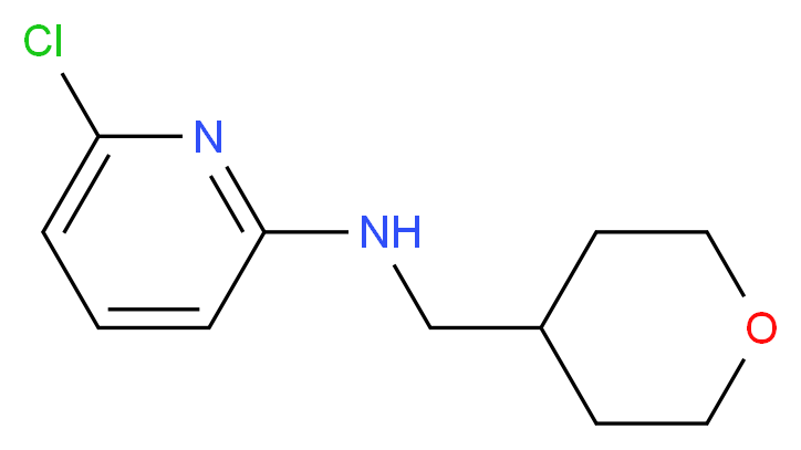 6-Chloro-N-(tetrahydro-2H-pyran-4-ylmethyl)-2-pyridinamine_Molecular_structure_CAS_)