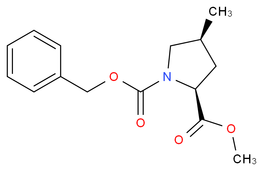 N-Cbz-cis-4-Hydroxy-L-proline methyl ester_Molecular_structure_CAS_57653-35-7)