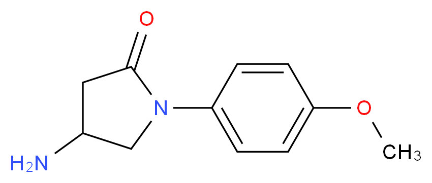 4-Amino-1-(4-methoxyphenyl)pyrrolidin-2-one hydrochloride_Molecular_structure_CAS_)