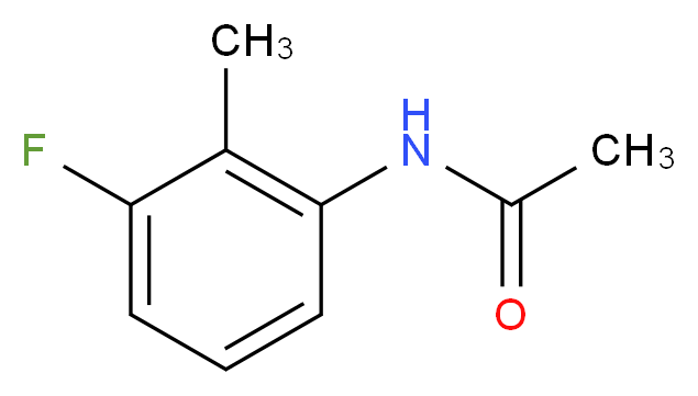 N-(3-Fluoro-2-methylphenyl)acetamide_Molecular_structure_CAS_)