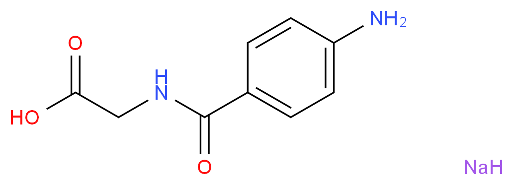 p-Aminohippuric acid sodium salt_Molecular_structure_CAS_94-16-6)