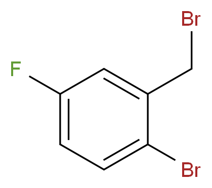 2-Bromo-5-fluorobenzyl bromide_Molecular_structure_CAS_112399-50-5)