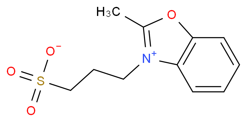 3-(2-methyl-1,3-benzoxazol-3-ium-3-yl)-1-propanesulfonate_Molecular_structure_CAS_54443-97-9)