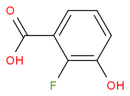 2-Fluoro-3-hydroxybenzoic acid_Molecular_structure_CAS_91658-92-3)