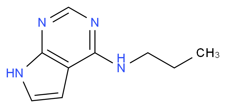 6-Propylamino-7-deazapurine_Molecular_structure_CAS_60972-21-6)