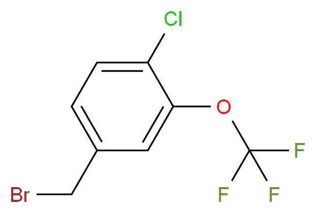4-(Bromomethyl)-1-chloro-2-(trifluoromethoxy)benzene_Molecular_structure_CAS_886500-93-2)