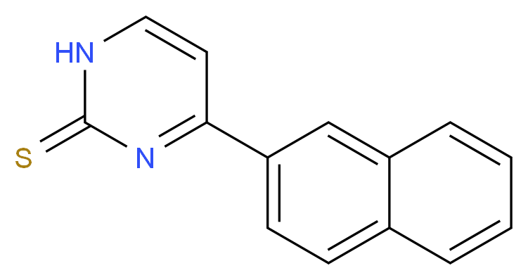 4-(2-Naphthyl)pyrimidine-2(1H)-thione_Molecular_structure_CAS_)
