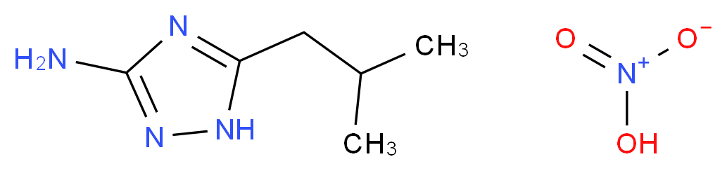 5-Isobutyl-1H-1,2,4-triazol-3-amine nitrate_Molecular_structure_CAS_)