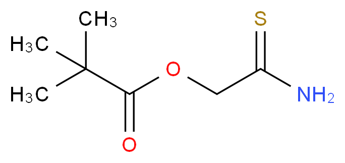 2-amino-2-thioxoethyl pivalate_Molecular_structure_CAS_175204-79-2)