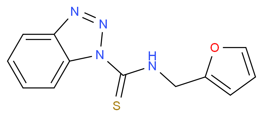 N-(Furan-2-ylmethyl)-1H-benzotriazole-1-carbothioamide_Molecular_structure_CAS_690634-08-3)