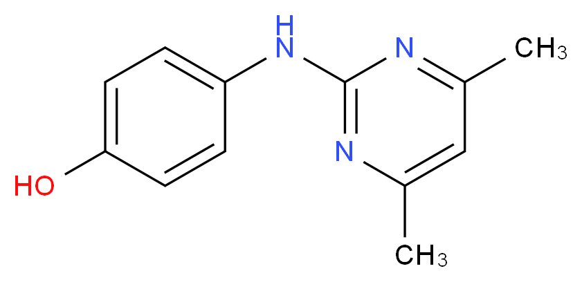 4'-Hydroxy Pyrimethanil_Molecular_structure_CAS_81261-84-9)