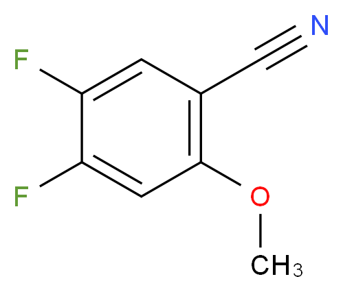 4,5-Difluoro-2-methoxybenzonitrile_Molecular_structure_CAS_425702-28-9)