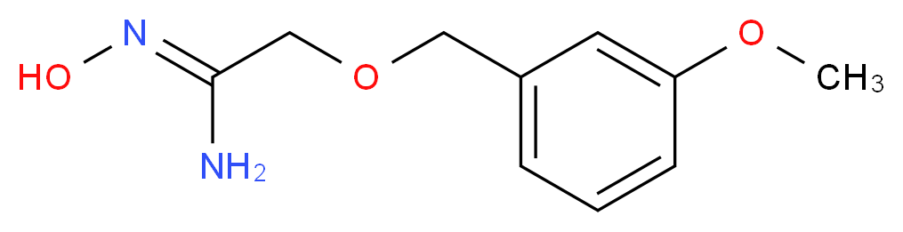 N'-hydroxy-2-[(3-methoxyphenyl)methoxy]ethanimidamide_Molecular_structure_CAS_)