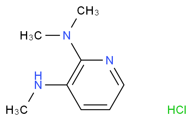 2-N,2-N,3-N-trimethylpyridine-2,3-diamine hydrochloride_Molecular_structure_CAS_)