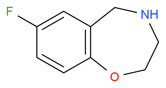 7-fluoro-2,3,4,5-tetrahydro-1,4-benzoxazepine_Molecular_structure_CAS_)