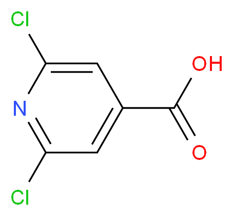 2,6-Dichloropyridine-4-carboxylic acid_Molecular_structure_CAS_5398-44-7)