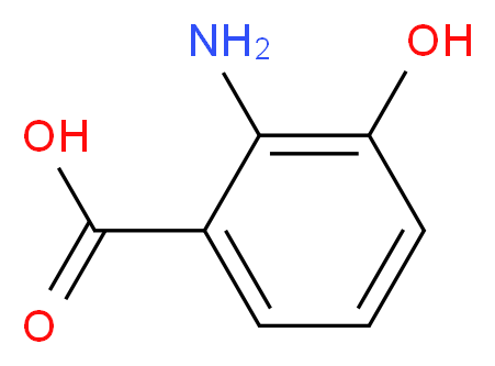 2-Amino-3-hydroxybenzoic acid_Molecular_structure_CAS_548-93-6)