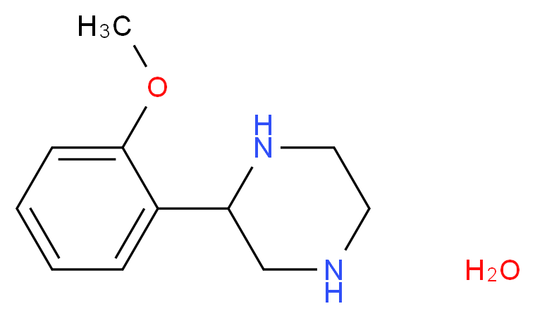 2-(2-Methoxyphenyl)piperazine monohydrate_Molecular_structure_CAS_65709-27-5)