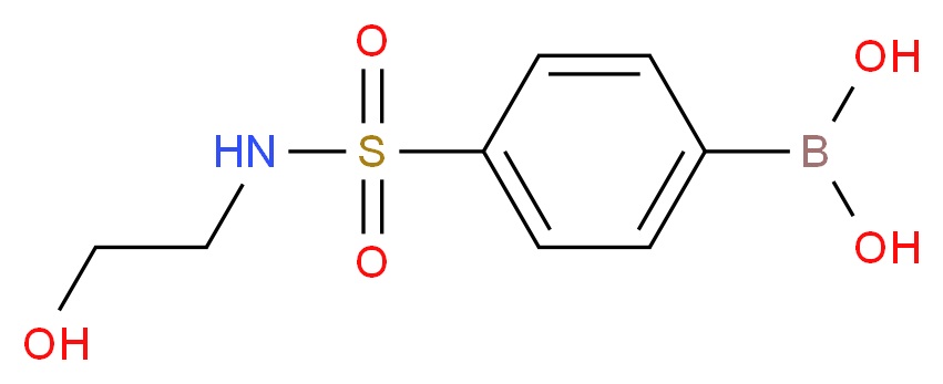 4-(2-Hydroxyethylsulfamoyl)benzeneboronic acid_Molecular_structure_CAS_850568-77-3)