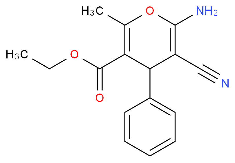 ethyl 6-amino-5-cyano-2-methyl-4-phenyl-4H-pyran-3-carboxylate_Molecular_structure_CAS_72568-47-9)