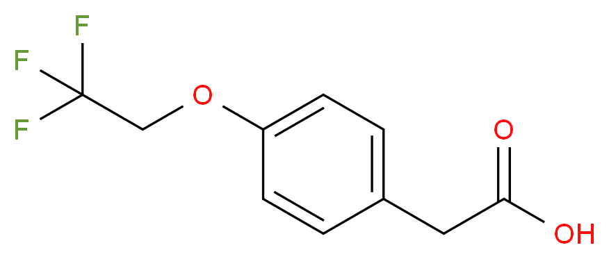 2-[4-(2,2,2-trifluoroethoxy)phenyl]acetic acid_Molecular_structure_CAS_)