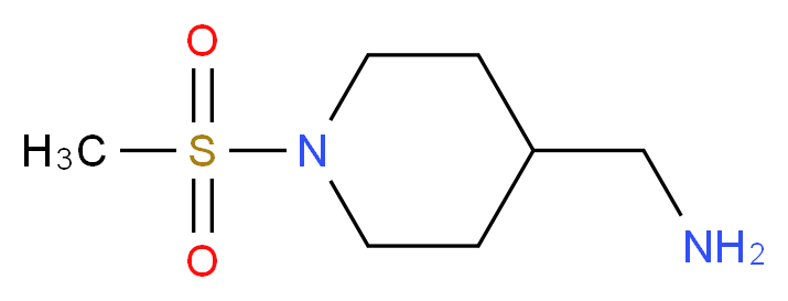 {[1-(methylsulfonyl)piperidin-4-yl]methyl}amine_Molecular_structure_CAS_438585-61-6)