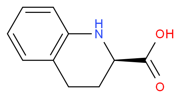 (R)-1,2,3,4-TETRAHYDRO-QUINOLINE-2-CARBOXYLIC ACID_Molecular_structure_CAS_92977-00-9)