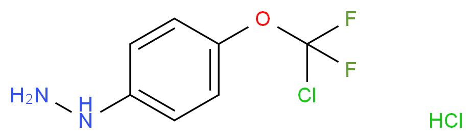 4-[Chloro(difluoro)methoxy]phenylhydrazine hydrochloride_Molecular_structure_CAS_)